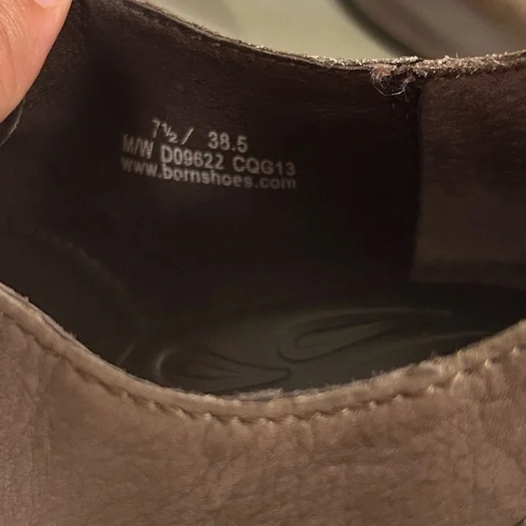 Born brown Oxford block heels - Picture 3 of 10